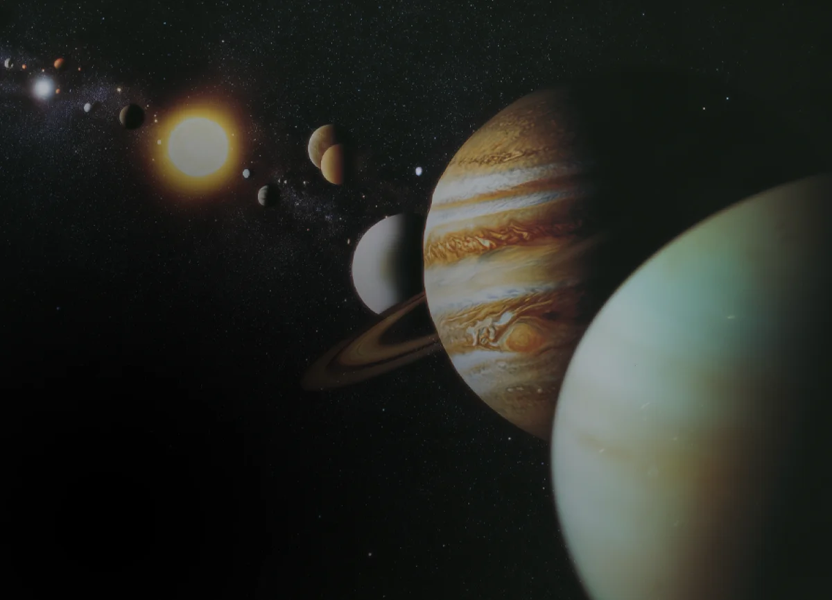 Positions of the planets